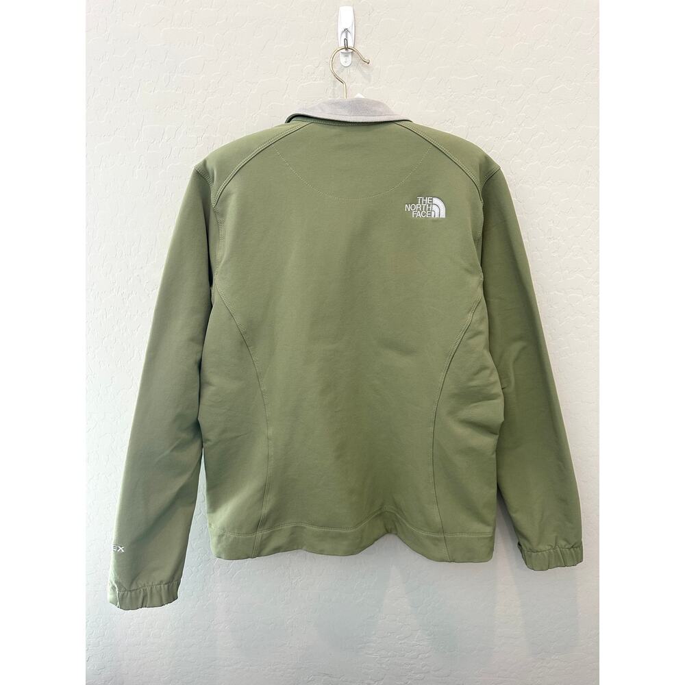 THE NORTH FACE Apex Bionic Jacket Green Softshell Full Zip Fleece Outdoor Large - Picture 5 of 6